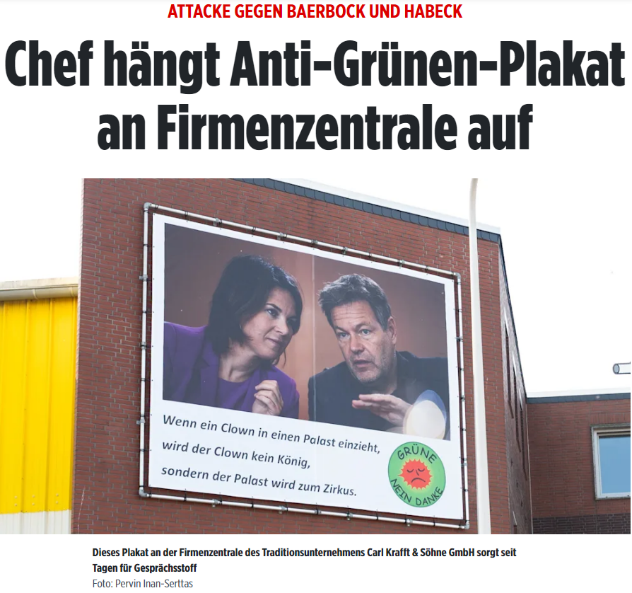 still_uncrowned's tweet photo. Ist es denn gut, wenn Firmen sich politisch äußern.
Vielleicht vermisst der CEO auch die korrupte #CDU?
https://t.co/YFbZVPzS9T https://t.co/N1HC3SGPxL