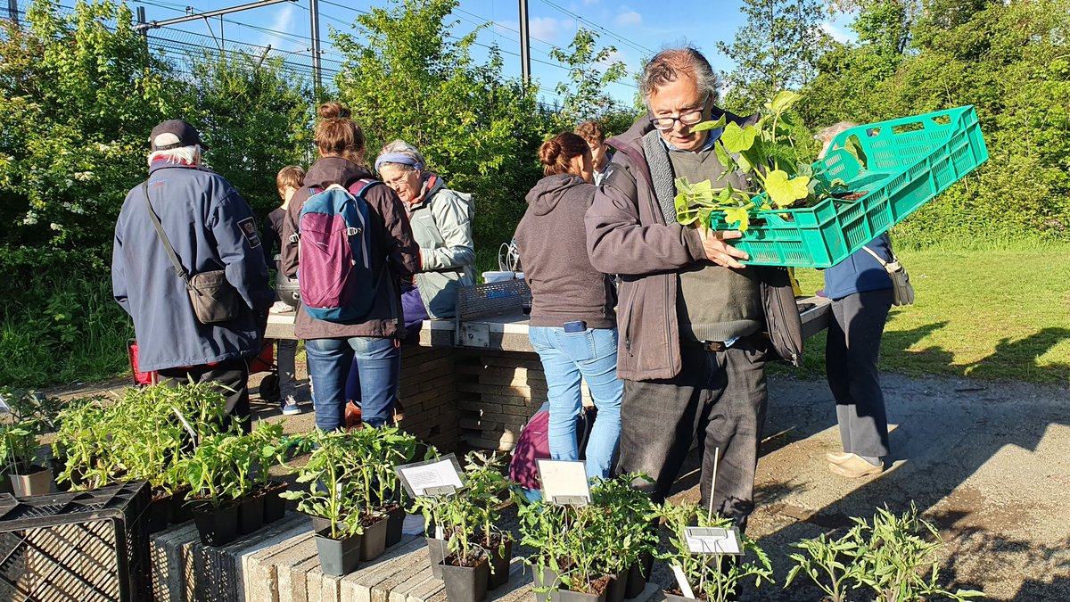 Plantjesmarkt in de Spoortuin! Donderdag 8 juni 17-19.30u. Van de #Voorplanters, die bij de <a href="/Voedseltuin/">Voedseltuin Utrecht</a> plantjes opkweken uit zaad. Groenten en vaste planten. Prijs: je geeft wat je kunt missen.🌱