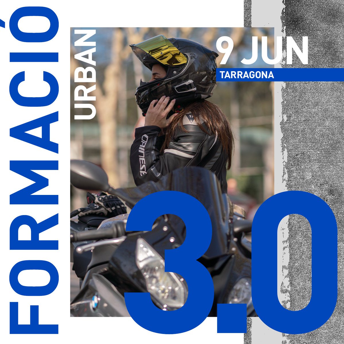 ¡El calor no nos frena! Fórmate con nosotros en la sesión #Urban de Tarragona este viernes.

🫰GRATUITO
📆9 de junio
📍Tarragona
🔗formacio30.vivelamoto.org

#Formació3.0
#VLM
#Motociclismo
#Motor
#Moteros