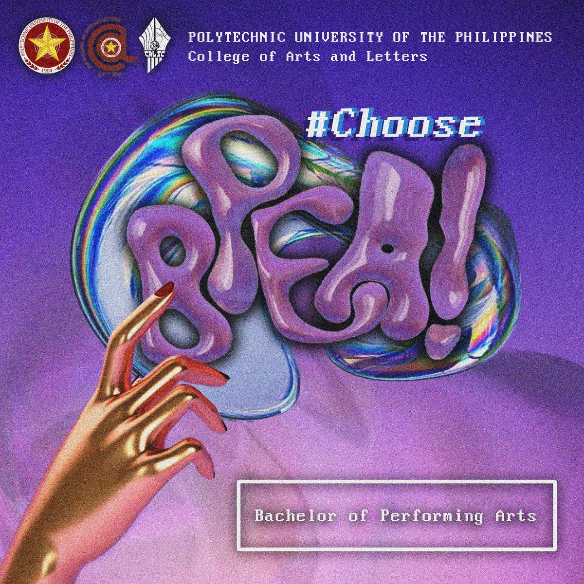 thepupcalsc's tweet photo. #ChooseBPeA | Attention aspiring BPeA students!
Are you planning to choose BPeA as your undergraduate program at this college? What are you waiting for? Here is everything you need to know about Bachelor in Performing Arts Major in Theater!
#PUPCALSC #ChooseCAL #ArtistaNgBayan https://t.co/pLqgvDfuqn