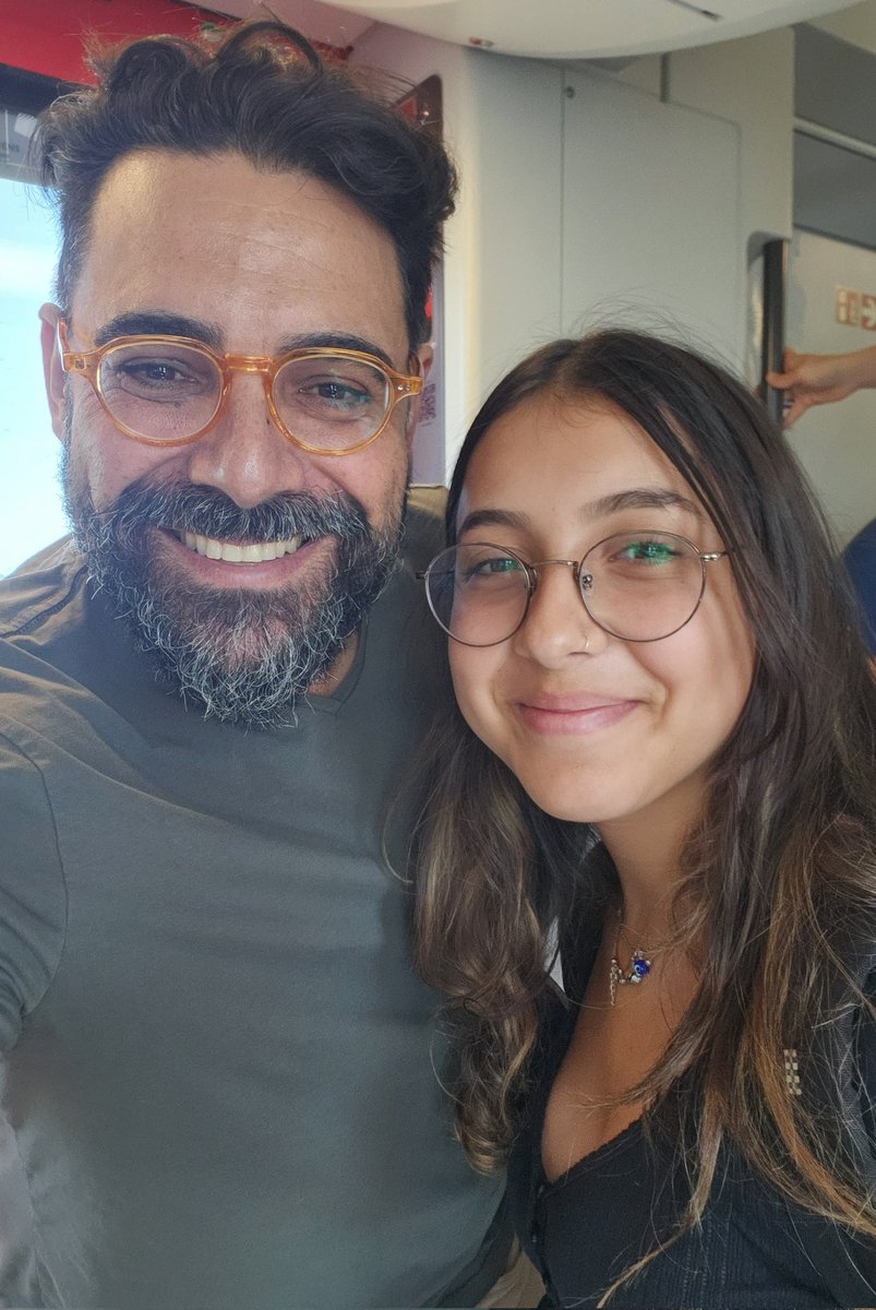 buzelan's tweet photo. Balancing remote work with the weekly hustle in #TelAviv 🌆 High-speed trains, networking, and moving professional needles forward. The best part? Commuting with my 15-year-old daughter who (for now!) still enjoys my company. #WorkLifeBalance at its best. 💼🚄👨‍👧 #dadlife #blessed https://t.co/3bCczGIjzA