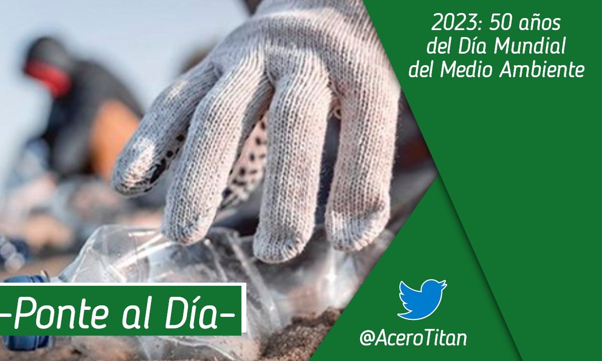 🌿🌳 🌎  2023: 50 años del Día Mundial del Medio Ambiente, que se celebra desde 1973 y tuvo en esta ocasión como tema central “Sin contaminación por plásticos”, recordatorio de la envergadura del problema. #ForjandoFuturo