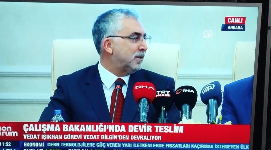 Belediye İşçisi Norm KADRO Talep ediyor
⏬    ⏬   
🎁4D Norm Kadro 
📌İş güvencesi
📌Eşit işe eşit ücret
📌52 Tediye ve 120günlük ikramiye
📌40 Saat çalışma
📌Enflasyon farkı
📌Eşit yemek ücreti
<a href="/isikhanvedat/">Prof. Dr. Vedat Işıkhan</a>
573 bin  belediye şirket işçisi kadro alamadı #BİTeAyrımsızKADRO