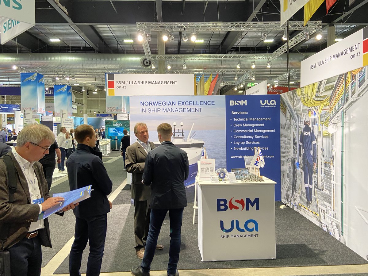 BSM_shipping's tweet image. It is time for @NorShipping 2023!

Come meet us at the German Pavilion from today till Friday at Hall C / Stand C01-12b!

#PartnerShip #norshipping2023 #oceansolutions #bsm #schultegroup