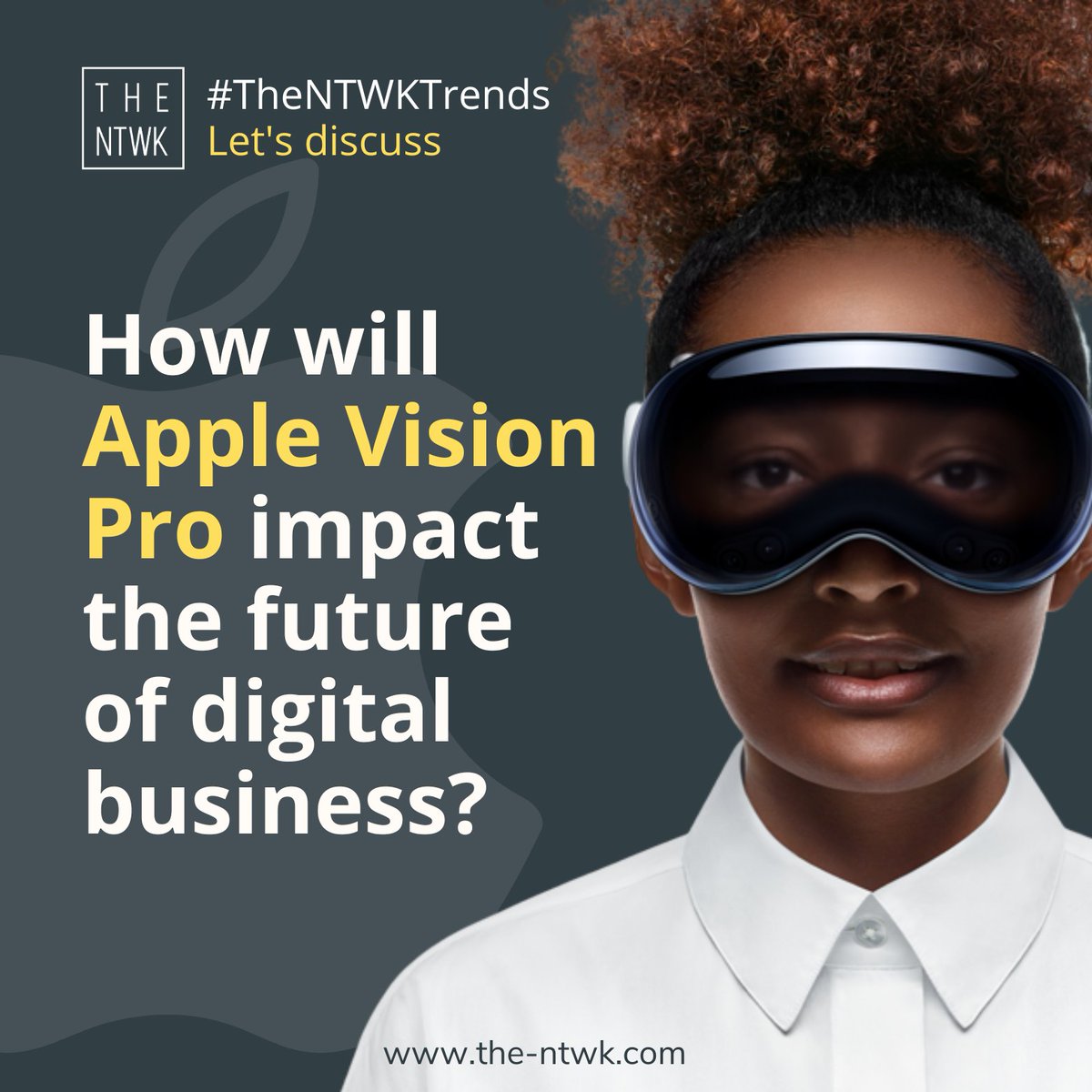 ntwk_platforms's tweet image. Yesterday, Apple presented #AppleVisionPro, an innovative #SpatialComputer that seamlessly integrates digital content with the physical world.

Share your thoughts on this groundbreaking device and how it contributes to shaping the future of #digital business.😉