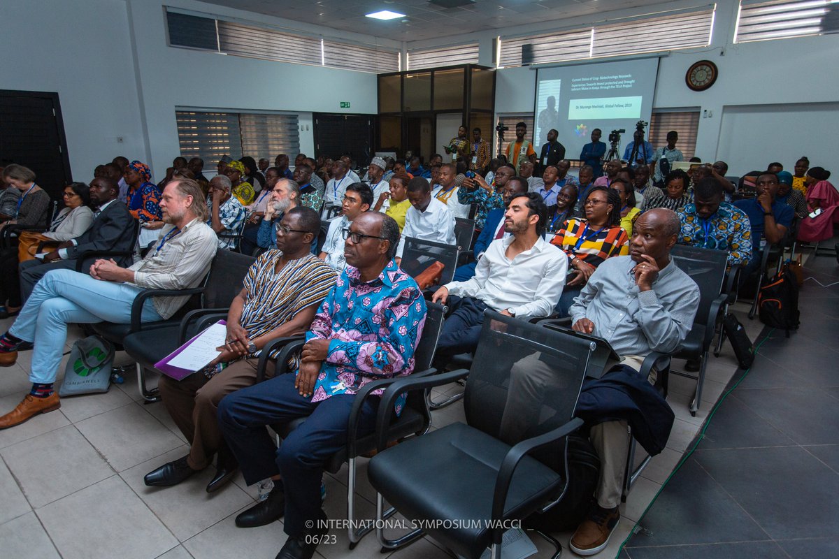 The International Symposium on Agric Transformation & Biotech Crops in Africa allowed scientists to shed light on latest innovations in crop improvement. We were happy to be joined by Dept. Agric Minister Yaw Frimpong Addo @ScienceAlliesGh @wacci_gh @ScienceAlly #FutureOfBiotech