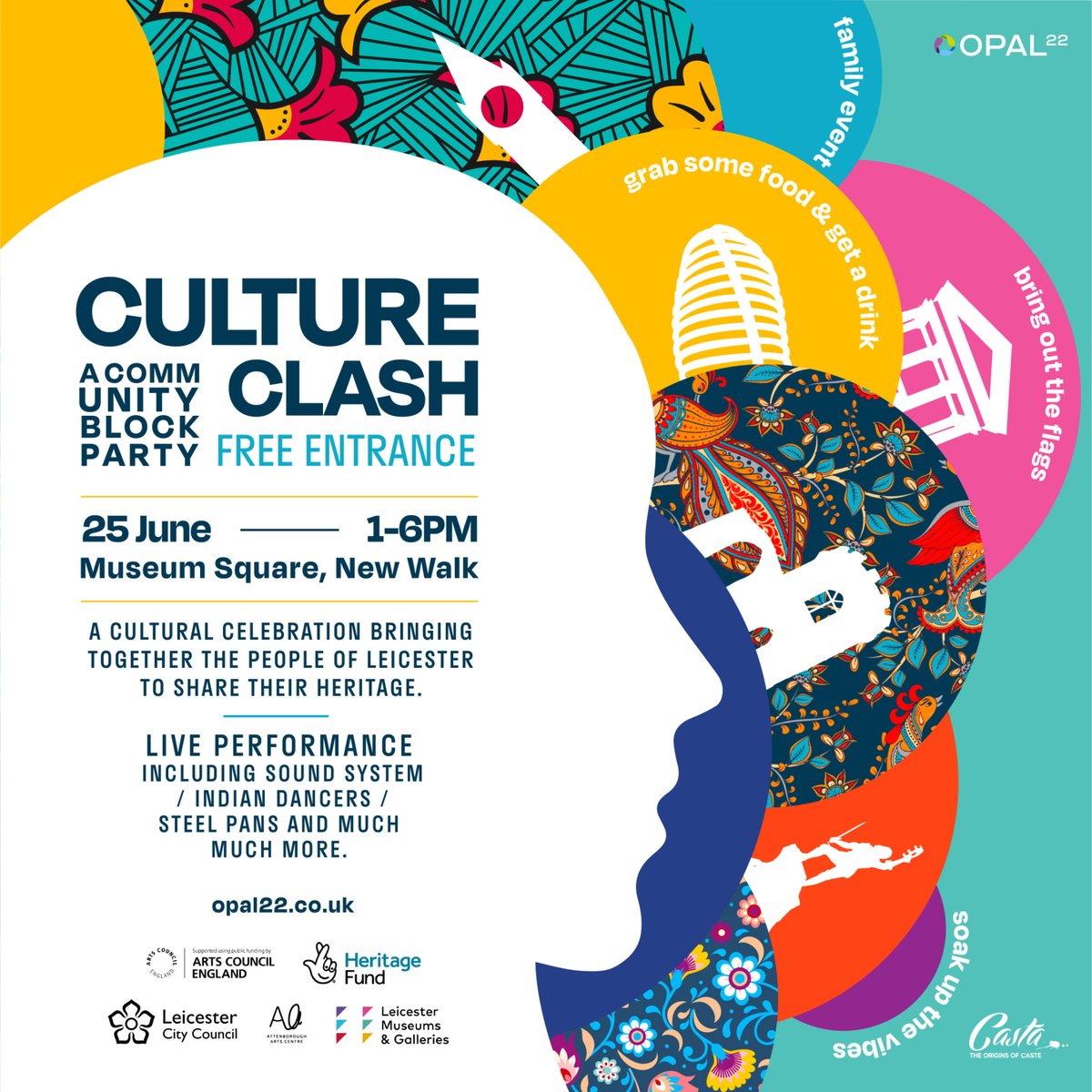 opal22ArtsandEd's tweet image. On the 25th June we will be taking over museum square for an afternoon of great vibes and cultural celebration. Bring out your flags, finest clothes and represent at Opal22's first cultural extravaganza.
