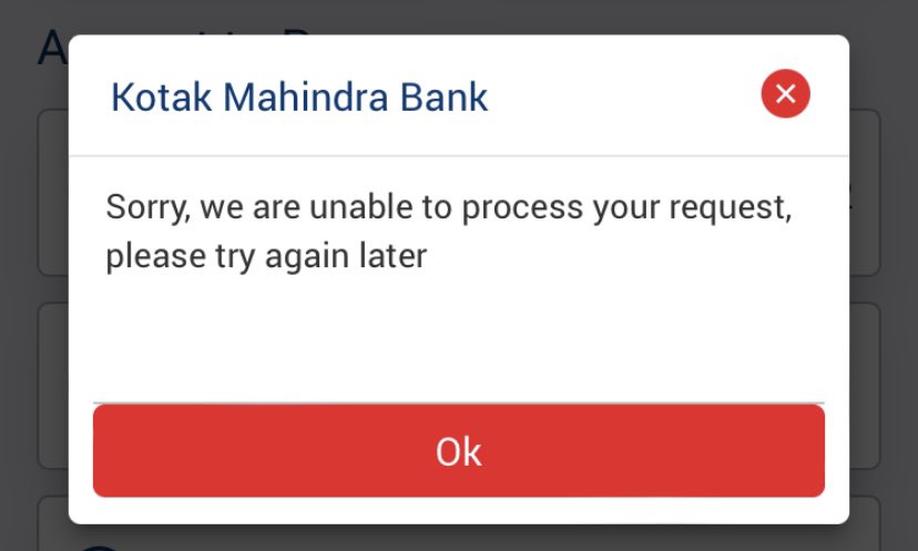 darshanswami88's tweet photo. Worse service I am facing last few days in #kotakApp Frequently im facing technical issues. It’s make us in trouble while some times. Very disappointing 😕
@KotakBankLtd @udaykotak https://t.co/lQN3kpLcqX