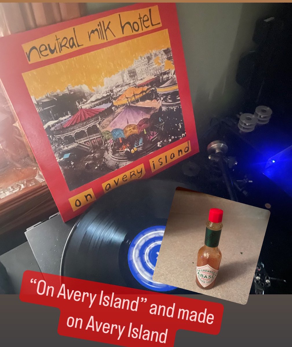 🥛 On Avery Island and made on Avery Island #neutralmilkhotel #averyisland #onaveryisland #tobasco #theOG 🌶️