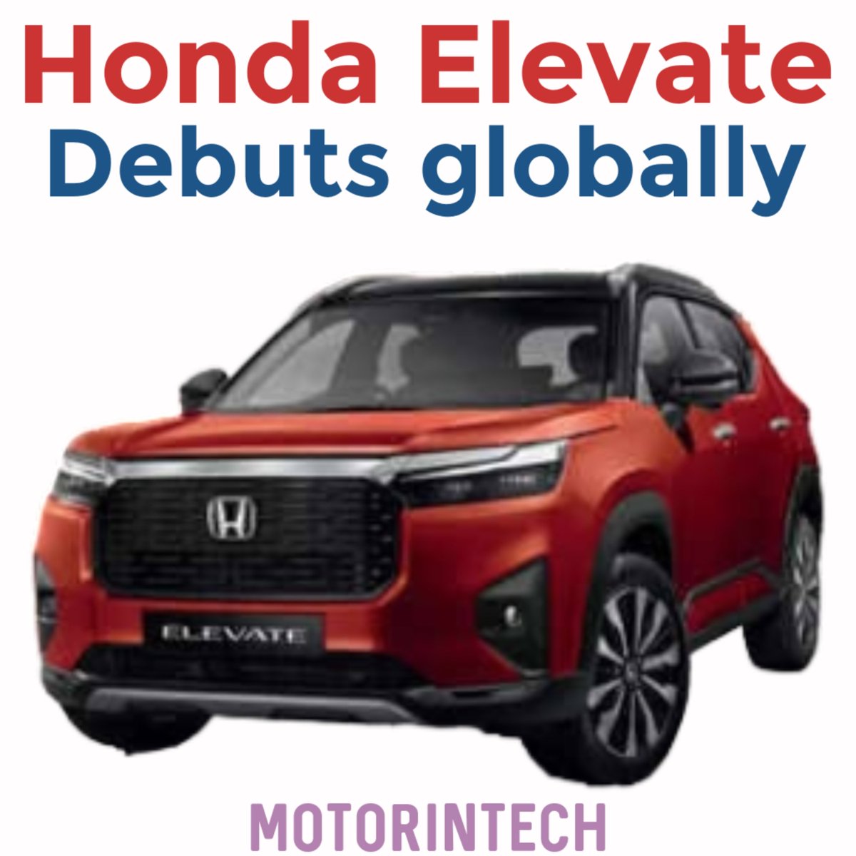 MotorinTech's tweet photo. Honda officially revealed its upcoming Honda Elevate SUV. It gets a 1.5 litre petrol engine. Bookings will open from July. It will rival the cars like Kushaq, Creta. Prices are yet to be announced.

#honda #hondaelevate #hondacityz #hondacarsindia #automobile #autonewsindia https://t.co/hFpnS8pgLg
