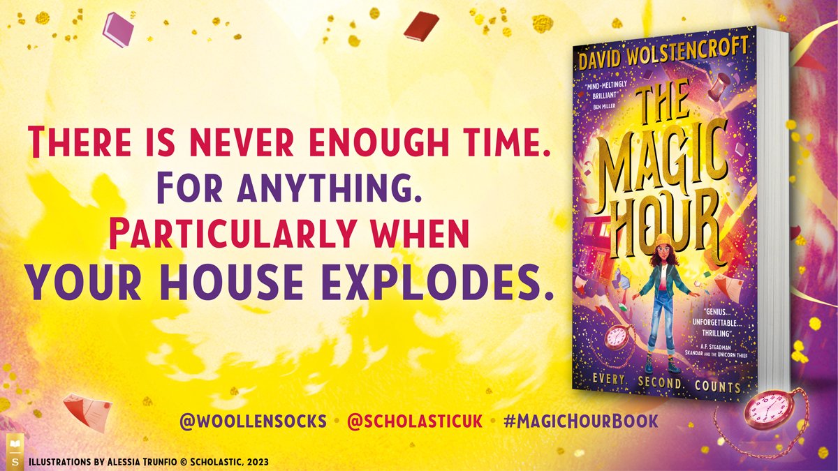 scholasticuk's tweet photo. Can't wait for the release of #MagicHourBook? Listen now to @woollensocks chat to @nikkigamble for In The Reading Corner podcast via @imaginecentre
https://t.co/jveDOQVT3M https://t.co/PQVzoWZ2pq