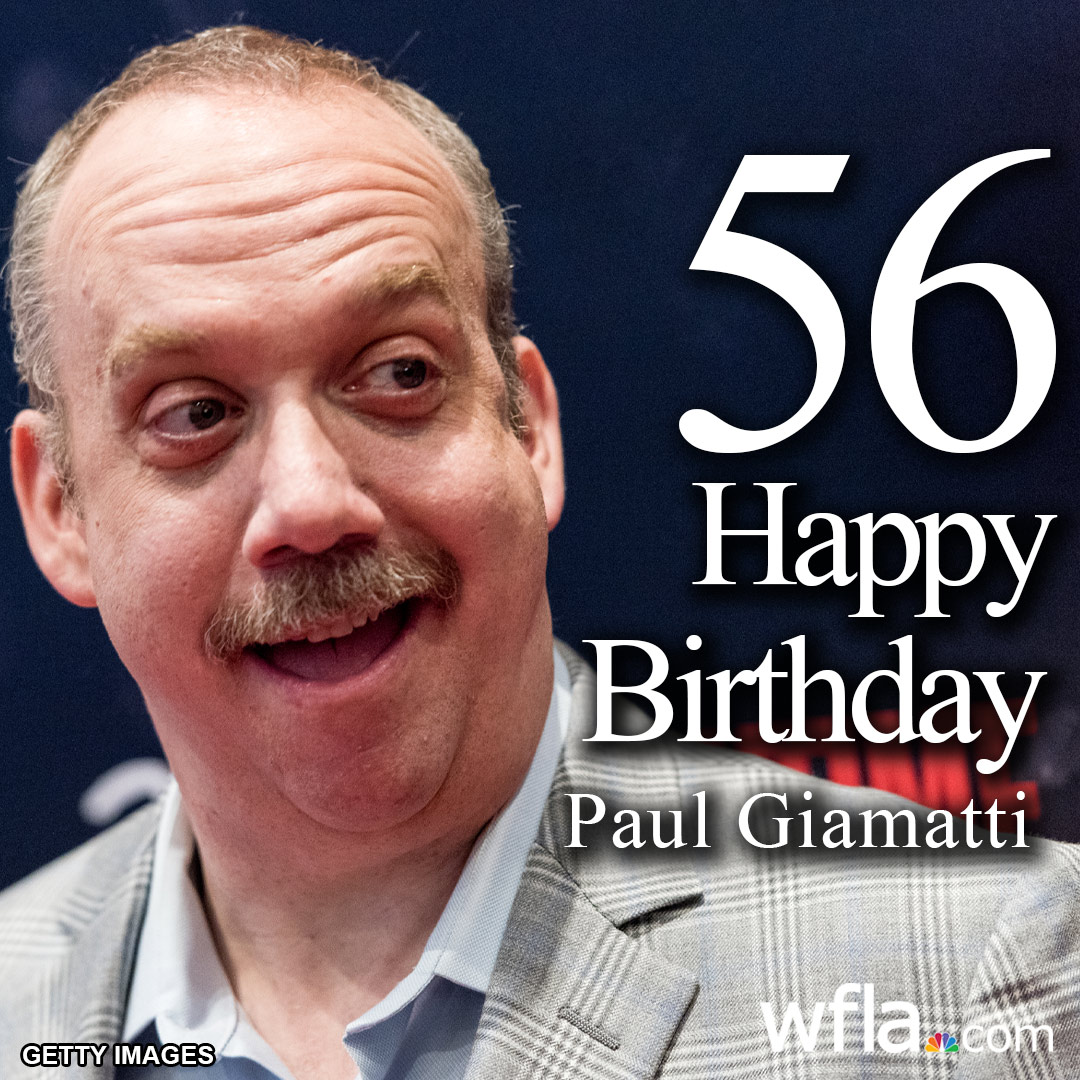 HAPPY BIRTHDAY!  Actor Paul Giamatti turns 56 today!  