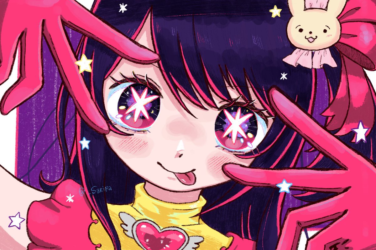 _sakipa's tweet photo. 嘘はとびきりの愛なんだよ？
#推しの子 #星野アイ
#絵柄が好きって人にフォローされたい https://t.co/8a6j56t7Mt