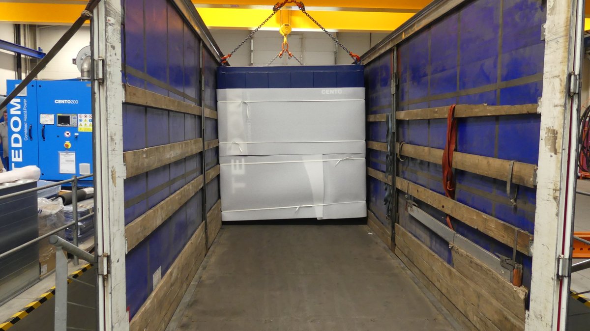 TEDOM_CHP's tweet image. The second Cento 200 #CHPunit has been shipped to #Ukraine today, joining our efforts in supporting the country&apos;s reconstruction. The first unit was sent to Chuguiv in May. Our aim is to ensure a reliable energy supply while developing local infrastructure.