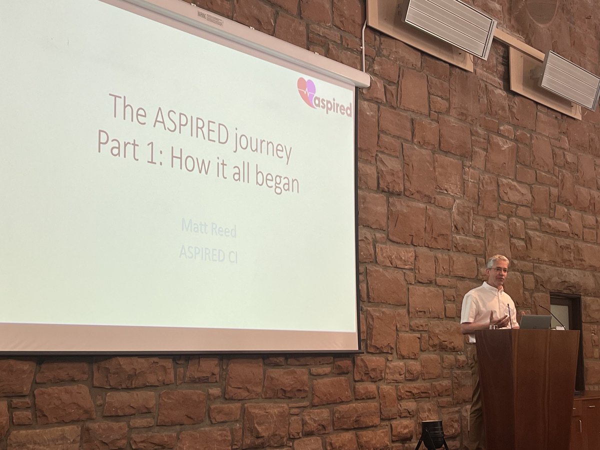 ⁦<a href="/mattreed73/">Matt Reed</a>⁩ kicking off the ⁦<a href="/theaspiredstudy/">ASPIRED</a>⁩ Investigators meeting #ASPIREDTIM