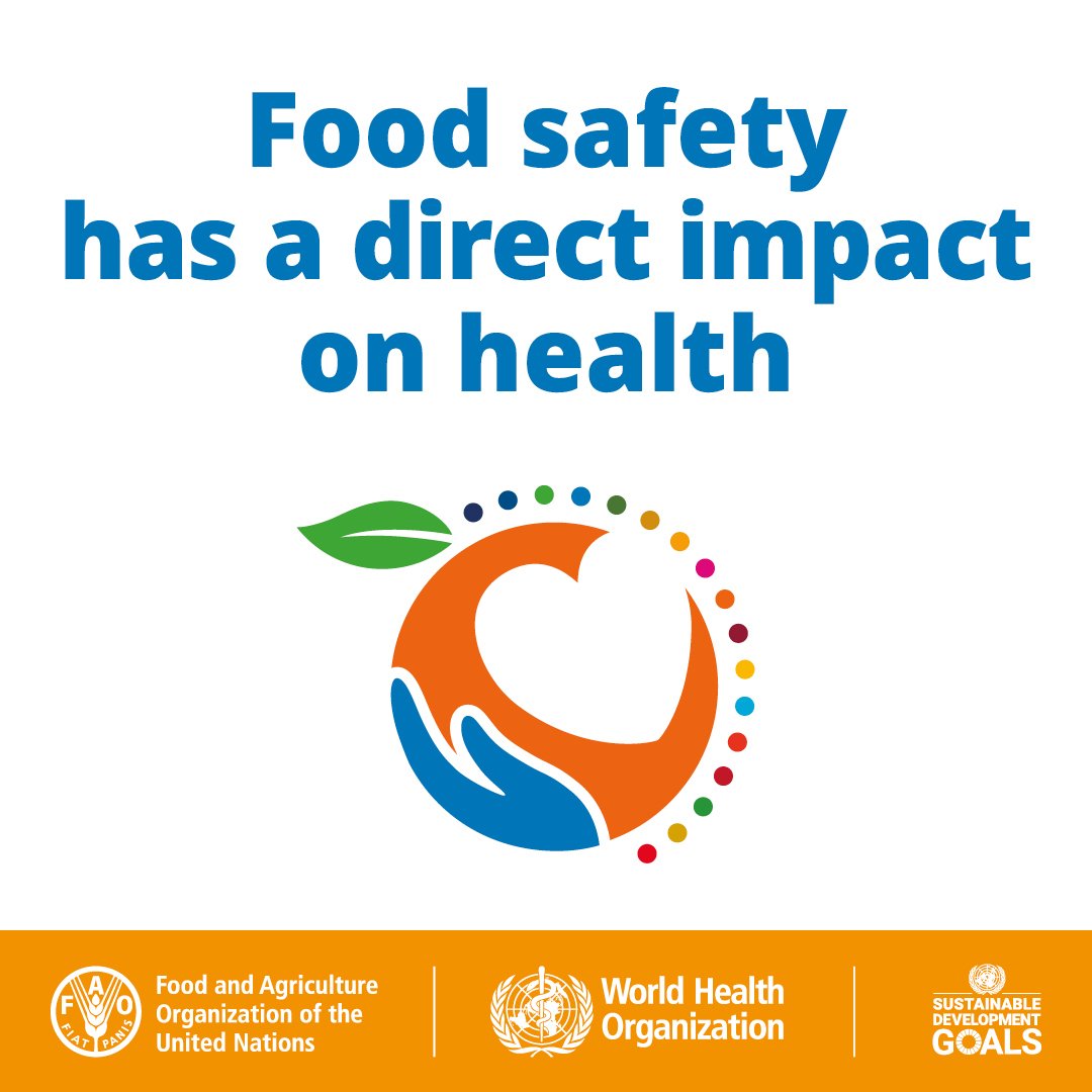 Food safety is an essential part of food and #nutritionsecurity.🥦🥑

 Only when food is safe can it meet nutritional needs and help adults to live an active and healthy life and children to grow and develop.

#WorldFoodSafetyDay