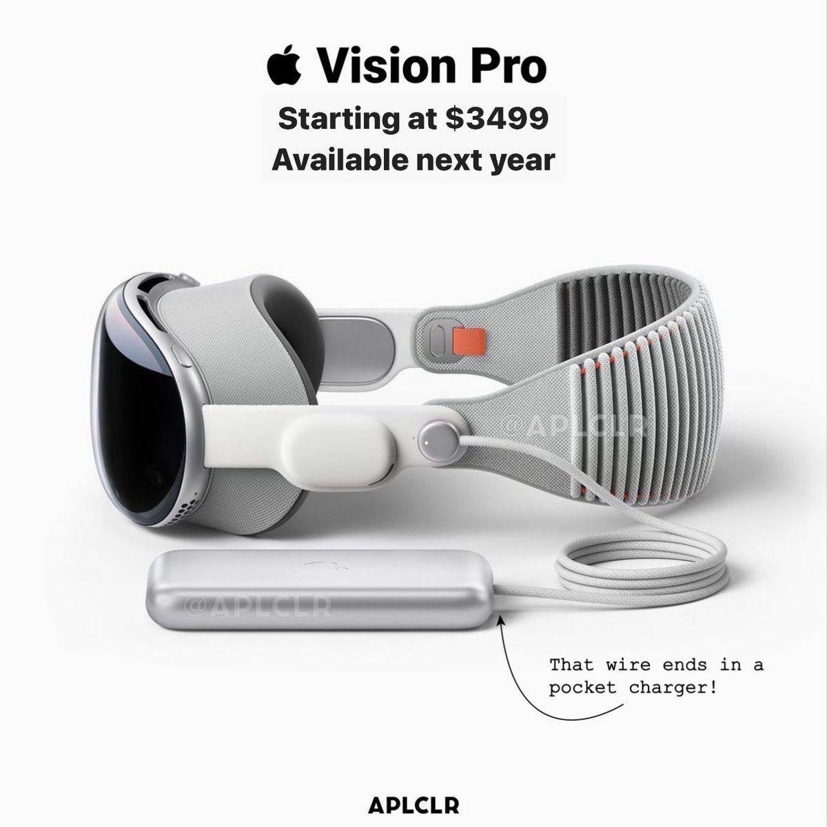 ApplesFresh_'s tweet photo. Apple Vision Pro! 🥽 
Collab: @aplclr 
#applevisionpro https://t.co/dTLxOIU6LM