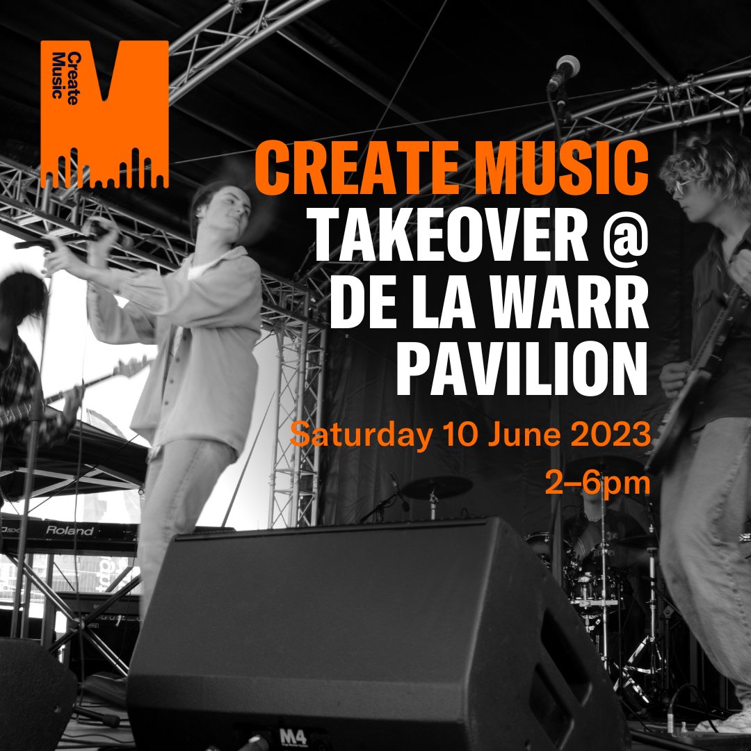 As part of Create Music’s partnership with the De La Warr Pavilion, we are taking over their Outdoor Stage on Sat 10 Jun.
A showcase of bands and solo performers from local schools and colleges in the Hastings &amp; Rother area. 

Find out more : createmusic.org.uk/for-children-a…