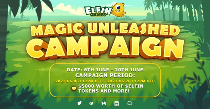 🔮 Elfin Magic Unleashed! 🪄

We're back with another mind-blowing campaign, bringing you incredible rewards!

💫 Exciting rewards await you: 

✨ Take advantage of AI-powered tools to design your own unique creatures, videos, and articles.

Participate in tasks👇…