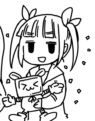 きちょうなメガネなしの池袋晶葉ちゃん あとでメガネはかきたします
