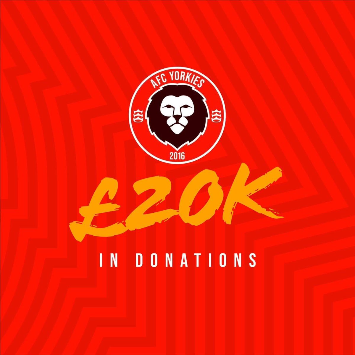 We’ve hit the £20k mark!! 🥳 Since being formed back in 2016 we’ve managed to donate over £20,000 to charities and good causes, fantastic achievement by all the Yorkies members, past and present 👏🏼