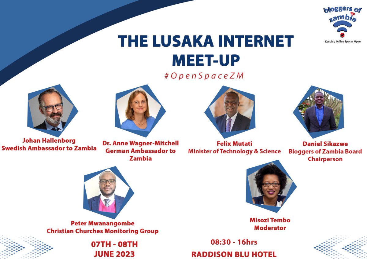 DarkDeesiree's tweet image. The keynote speakers for this year&apos;s Lusaka Internet Meetup 2023 have been revealed! This not anything you would want to miss! See you there!
#OpenSpaceZM #LusakaInternetMeetup2023 @zambloggers
