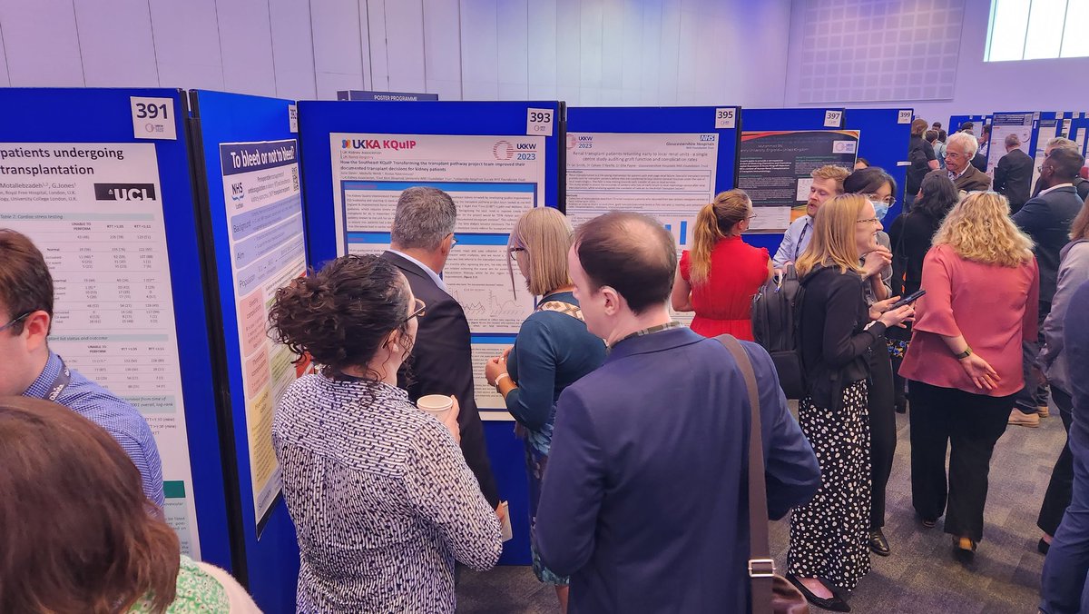 ThinkKidneys's tweet photo. Straight into the moderated poster session! 3 KQuIP posters being presented today #qualityimprovement #sharingsuccess #UKKW2023 https://t.co/BD9rHrxL8e