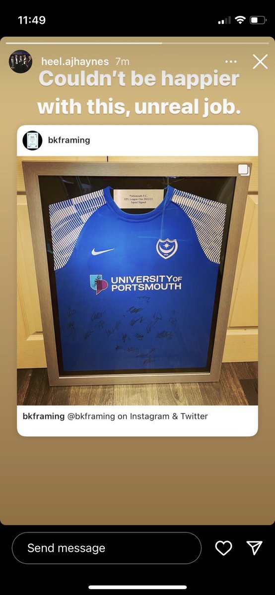 bkframing's tweet image. Great to get such amazing feedback from another satisfied customer… MUCH APPRECIATED @heel.ajhaynes 👍

@bkframing on Instagram &amp;amp; Twitter 

Service includes mounting, framing &amp;amp; personalised silver plaques.

Contact for free quote 

#bkframing #framedfootballshirt #idealgift