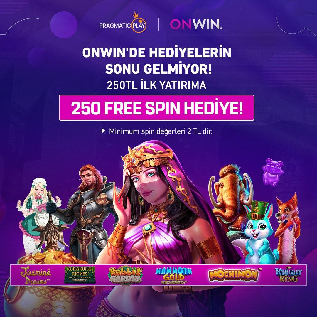 📊Onwin'e Yatırım Tavsiyesi 250TL Yatırıma 250 Freespin Sadece Burada !

🔔ONWİN'DE HEDİYELERİN SONU GELMİYOR!
250 TL İLK YATIRIMA 250 FREESPİN HEDİYE!

📣En Çok Kazandıran En Eğlenceli 9 Slot Oyununda 250 Freespin: 

Rabbit Garden, 
Mochimon 
Wild West Duels
Wild Wild Riches…