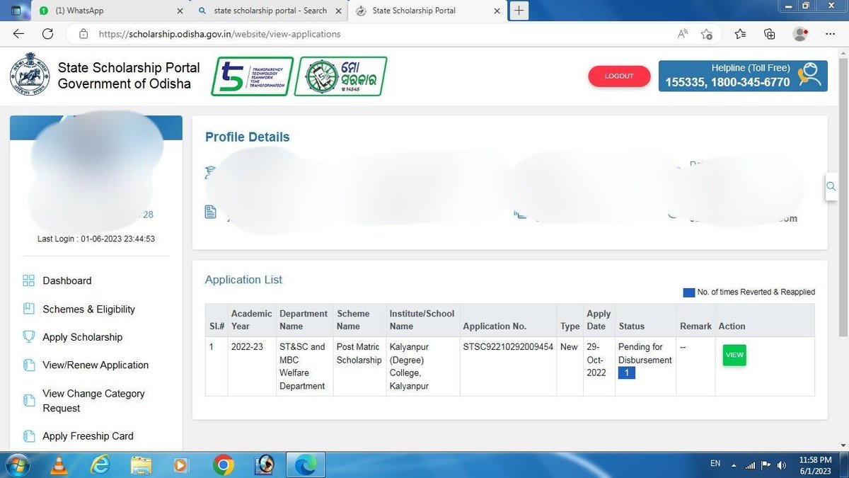 SukantTutorial's tweet photo. RESPECTIVE SIR @scstdevdept @Sangha00000019, PLEASE PROVIDE SOME INFORMATION WHEN STUDENTS WILL GET POST-MATRIC SCHOLARSHIP MONEY ?

REQUEST YOU TO PLEASE PROVIDE THE POST-MATRIC SCHOLARSHIP MONEY TO THE STUDENTS AS SOON AS POSSIBLE , MANY MERIT &amp; POOR STUDENTS WILL BE BENEFITED https://t.co/7IFMWrk8qP