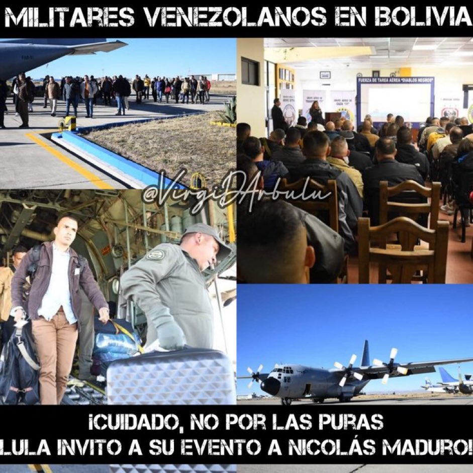 Con razón andaban de arriba a abajo los dictadores @LuchoXBolivia y @NicolasMaduro. ¡Quieren instaurar una dictadura igual a la venezolana en #Bolivia y controlar el país desde Venezuela! No permitamos este abuso de los asnos masistas y chavistas!!! #BoliviaEnDictadura