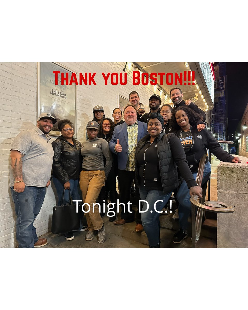 The audience in Boston was amazing, they hung around for another hour after the Q&amp;A!

#Americonned
 
See you in DC tonight!!!