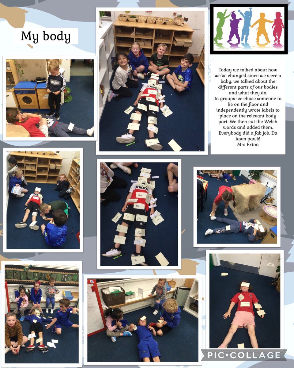 ympsexton's tweet photo. PSE this morning in RecAW. The children did an amazing job at labelling body parts independently. Da iawn pawb! @ympswatkins https://t.co/jTYfpOMZ7G
