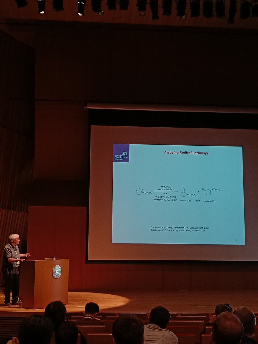 Alex (@butoxidebae) on Twitter photo Day 3 of #PSRC10 in Kyoto - Prof. Murphy presenting work on Assaying Radical Pathways <a href="/PSRC_10/">Pacific Symposium on Radical Chemistry</a> Day 3 of #PSRC10 in Kyoto - Prof. Murphy presenting work on Assaying Radical Pathways <a href="/PSRC_10/">Pacific Symposium on Radical Chemistry</a>