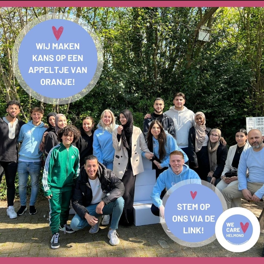 WE CARE HELMOND IS GENOMINEERD VOOR EEN  #APPELTJE VAN #ORANJE
Niet praten, maar doen! Dat is waar We Care Helmond voor staat. Zij geloven in de kracht van #verbinden en #samenwerken. Jij toch ook? #Stem dan op hen via appeltjevanoranje.nl/projecten/we-c…
Stemmen kan t/m 9 juni!