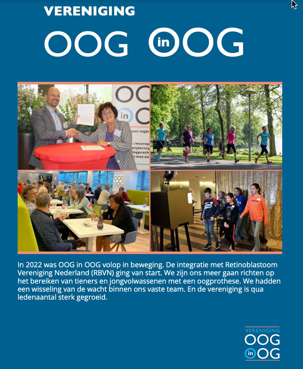 Bekijk het jaarverslag 2022 hier: cdn.editoo.nl/Publish/588354…

#goeddoel #zienmetéénoog #jaarverslag #helpmee #wordlid