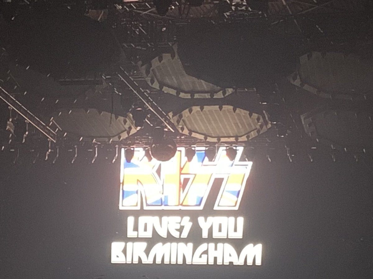 Kiss were amazing in Birmingham @RW__Arena last night. Your in for a treat tonight Newcastle. @kiss @PaulStanleyLive  @genesimmons #kiss #birmingham #endoftheroad