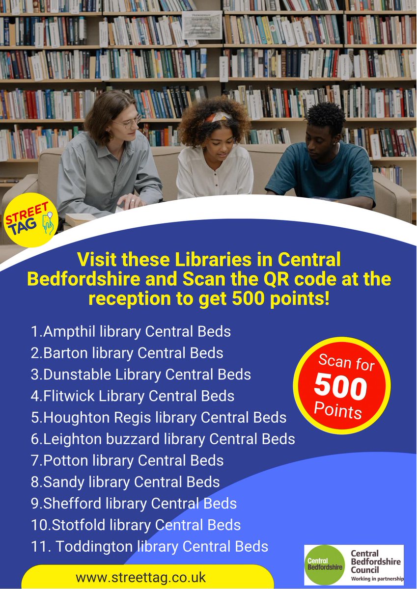 Central Bedfordshire Council on Twitter "RT streettaghq Central Bedfordshire taggers, earn