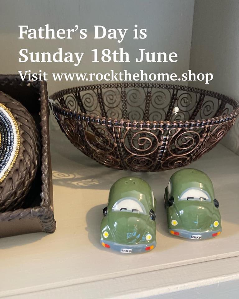 #FathersDay is Sun 18th Jun, visit rockthehome.shop for lots of cool #gift ideas & there’s currently a free UK shipping offer. For those #local to #Condover (4 miles S of #Shrewsbury) there’s click/collect by appt w/free parking) & you can pay on pickup too #smallbusiness
