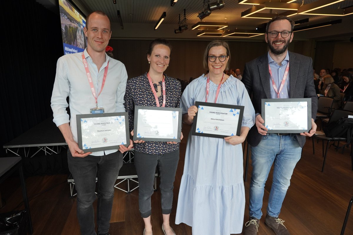 InFLAMES Flagship (@inflames_health) on Twitter photo SSI Young Investigator Award winners of 2023 are Rasmus Iversen, Norway, Camilla Hartmann Friis Hansen, Eliisa Kekäläinen, Finland and Davide Angeletti, Sweden. Warm congratulations💐!
#ssi2023
<a href="/SSI_immunology/">SSI</a> <a href="/y_efis/">yEFIS</a> <a href="/FinnSocImm/">Finnish Society for Immunology</a> <a href="/EFIS_Immunology/">EFIS</a>
<a href="/UniTurku/">Turun yliopisto - University of Turku</a> <a href="/AboAkademi/">Åbo Akademi University</a> SSI Young Investigator Award winners of 2023 are Rasmus Iversen, Norway, Camilla Hartmann Friis Hansen, Eliisa Kekäläinen, Finland and Davide Angeletti, Sweden. Warm congratulations💐!
#ssi2023
<a href="/SSI_immunology/">SSI</a> <a href="/y_efis/">yEFIS</a> <a href="/FinnSocImm/">Finnish Society for Immunology</a> <a href="/EFIS_Immunology/">EFIS</a>
<a href="/UniTurku/">Turun yliopisto - University of Turku</a> <a href="/AboAkademi/">Åbo Akademi University</a>