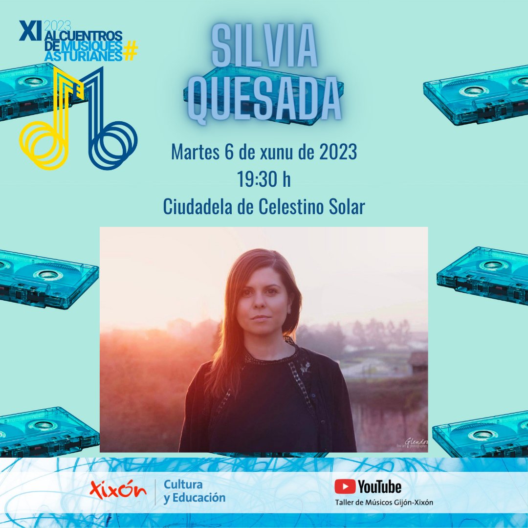 Oficina de Normalización Llingüística de Xixón (@llinguaxixon) on Twitter photo 📢 ¡Güei ye'l primer conciertu de los XI Alcuentros de Músiques Asturianes!
🎶 Esperámoste na Ciudadela de Celestino Solar (C/ Capua, 15) a les 19:30 pa sentir a <a href="/SilviaQuesada/">Silvia Quesada</a>.
🎤🎺🎻🎷🎉🪗🪈🥁🪇🪕 📢 ¡Güei ye'l primer conciertu de los XI Alcuentros de Músiques Asturianes!
🎶 Esperámoste na Ciudadela de Celestino Solar (C/ Capua, 15) a les 19:30 pa sentir a <a href="/SilviaQuesada/">Silvia Quesada</a>.
🎤🎺🎻🎷🎉🪗🪈🥁🪇🪕