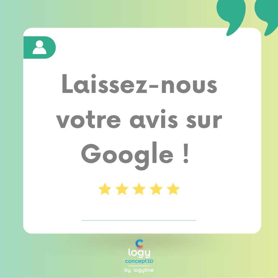 De nombreux clients ont déjà donné leur avis sur logyconcept3D 😋
Retrouvez-les sur notre page Google 😎

Et vous, que pensez vous du logiciel ?

#logyline #logyconcept3D #avis #avispositif #positif #satisfactionclient #avisgoogle #google #avisclient #client #logiciel #3D
