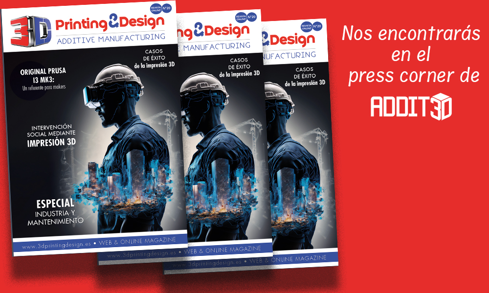 SMART_FACTORY_M's tweet image. Hoy empieza #ADDIT3D en el BILBAO EXHIBITION CENTRE (BEC)
Busca nuestra revista en el press corner y no te pierdas todos sus casos de éxito sobre #impresión3D y el especial sobre #industria y #mantenimiento que hemos preparado.
También puedes leerla en 3dprintingdesign.es/es/edicion-dig…