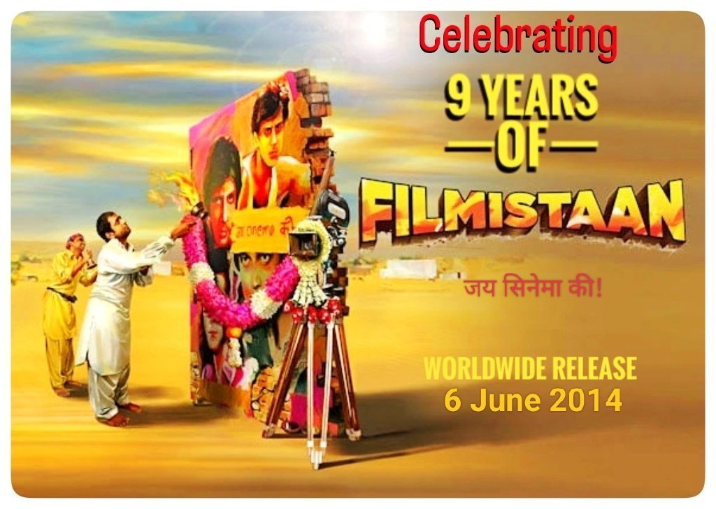 Celebrating 9 Years of FILMISTAAN
****
Released worldwide on 6 June 2014, Now streaming on @DisneyPlusHS

Do watch it if you have missed this masterpiece by <a href="/nitinrkakkar/">Nitin Kakkar</a> 
जय सिनेमा की. !

#filmistaan
<a href="/sharibhashmi/">Sharib Hashmi</a> #KumudMishra <a href="/utvfilms/">UTV Motion Pictures</a> <a href="/shyamshroff/">Shyam Shroff</a>