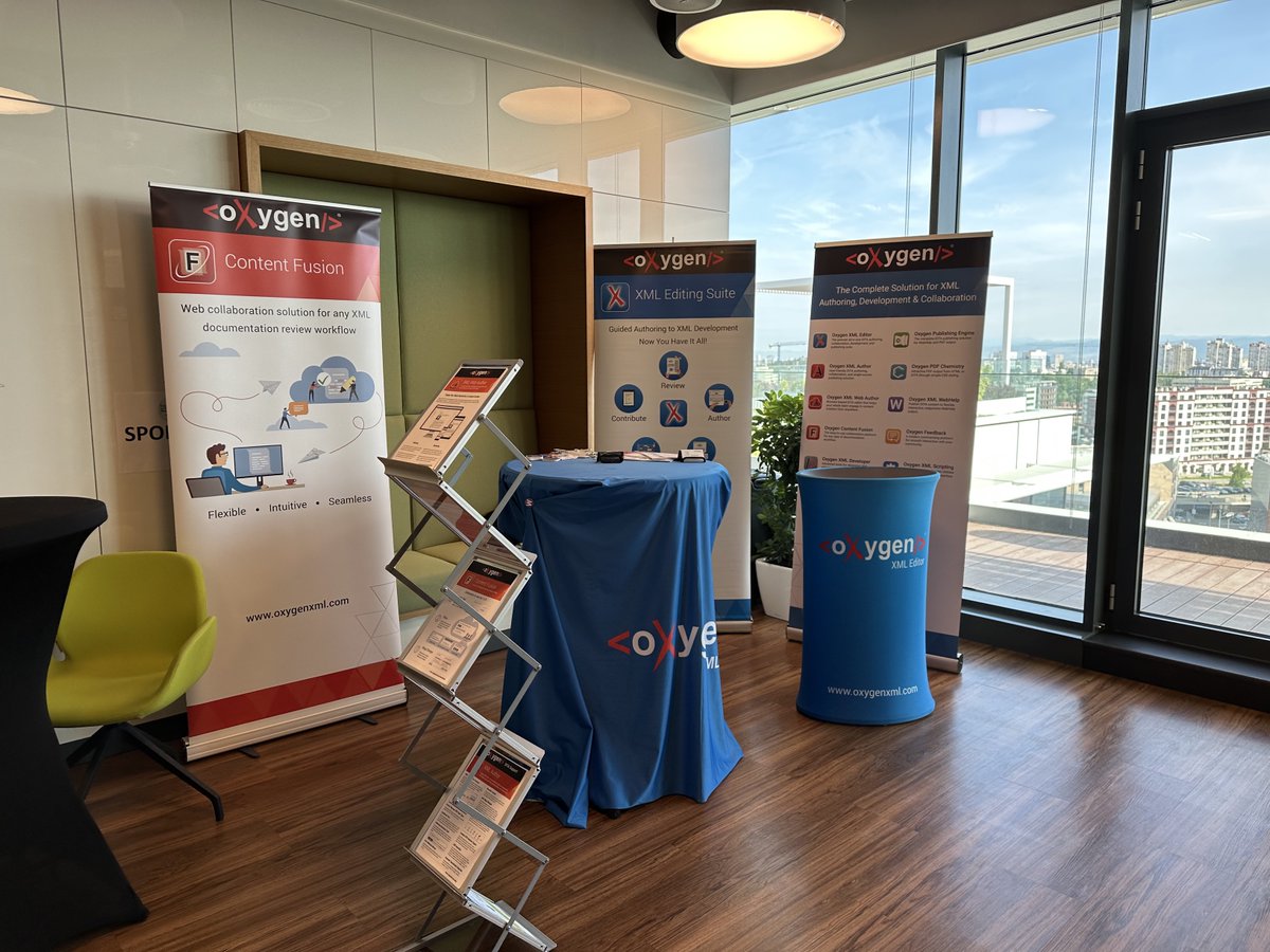 oxygenxml's tweet image. We're here at 𝗘𝘃𝗼𝗹𝘂𝘁𝗶𝗼𝗻 𝗼𝗳 𝗧𝗖 𝟮𝟬𝟮𝟯❗️📣
If you got the time, drop by the Oxygen XML Editor booth and let's have a quick chat so we can share with you the most recent tips and tricks on software documentation.