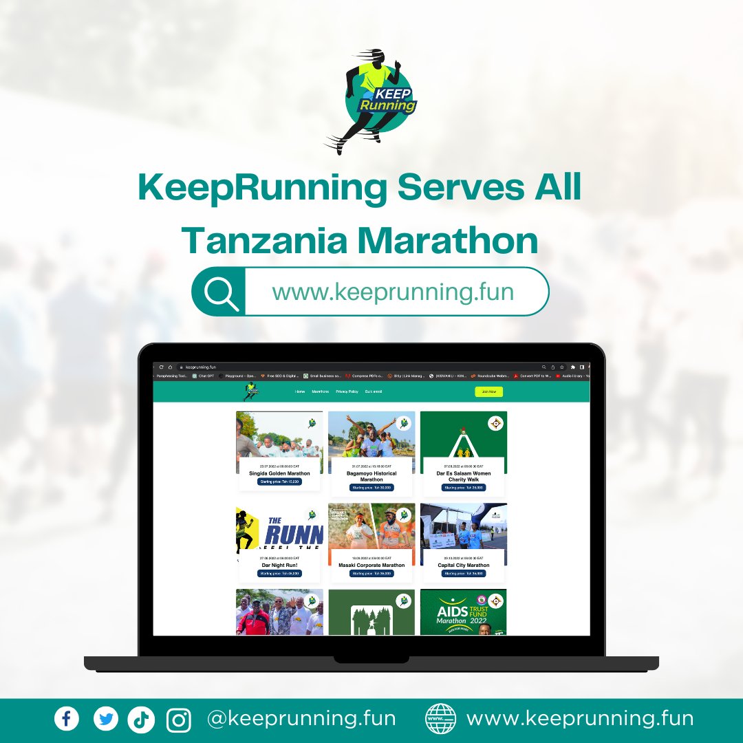 keeprunning_fun's tweet image. Organizers we got you covered, contact us at marketing@fasthub.co.tz or call us toll-free at 0800 712 354 for more details.
keeprunning.fun 
#marathontanzania #marathon2023 #onlineregistration #runnerstz #application #allmarathons #keeprunning