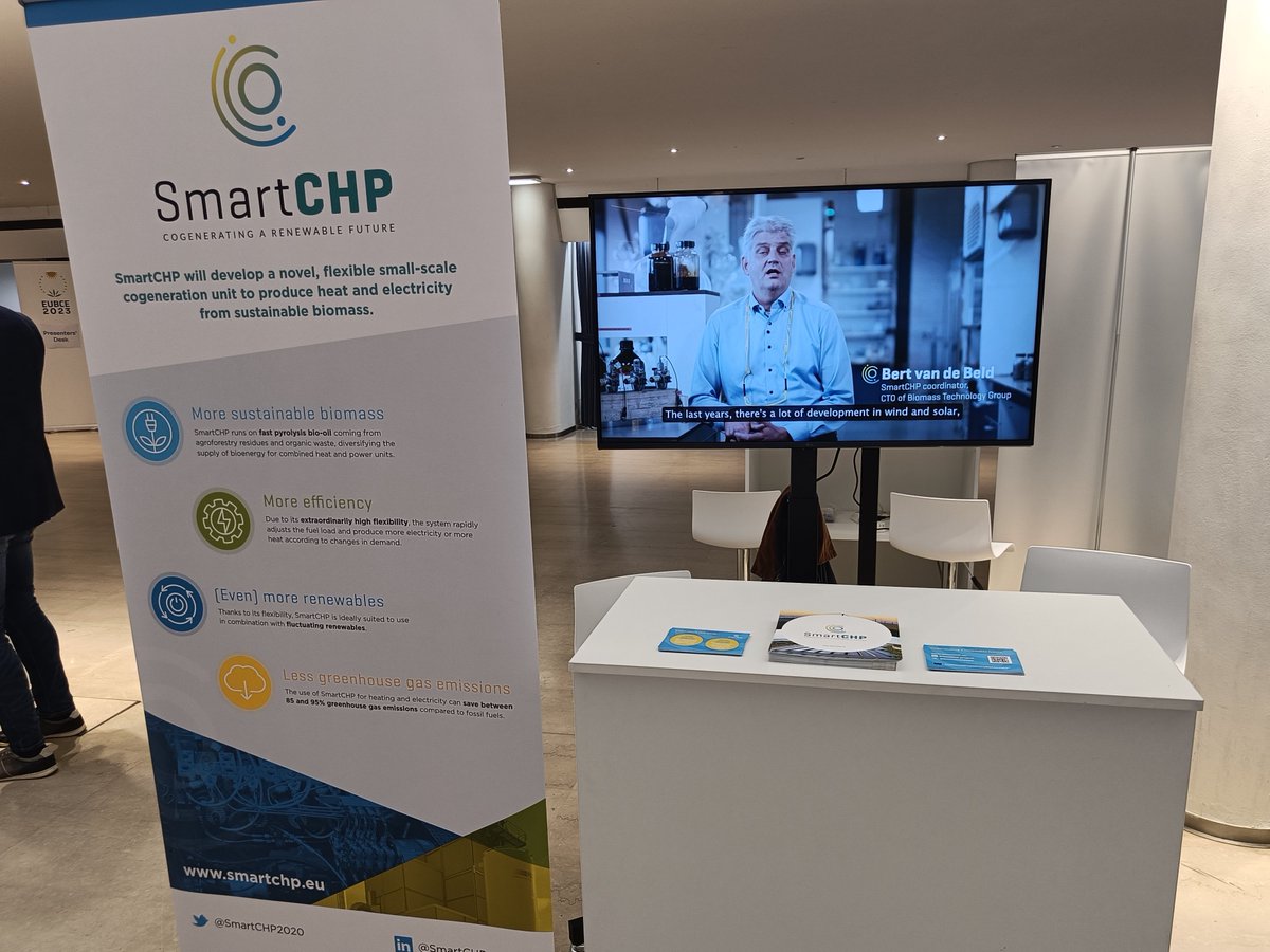 SmartCHP2020's tweet image. We are in Bologna 🇮🇹 this week for @EUBCE 😃

Learn more about our project in the exhibition area, and don&apos;t miss the parallel event this afternoon on #CHP technologies with @BlazeH2020 &amp;amp; @Fit4Micro! 

#bioenergy #cogeneration