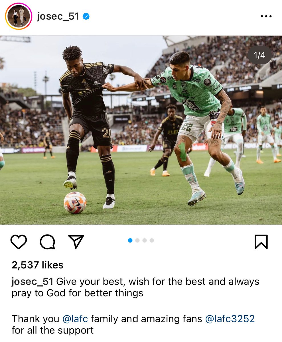 📸 | Jose Cifuentes has said his goodbyes to LAFC. 

[josec_51]