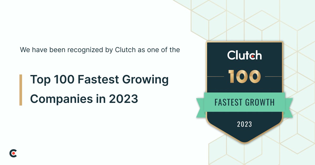 sudolabs_com's tweet photo. Thrilled to announce that we've made it to the top 100 fastest-growing companies on @clutch_co, the leading global marketplace of B2B providers! See the full list here: https://t.co/DOoZZbw2T4.
#clutch #fastestgrowth #outsourcing https://t.co/aUaAdATS8M