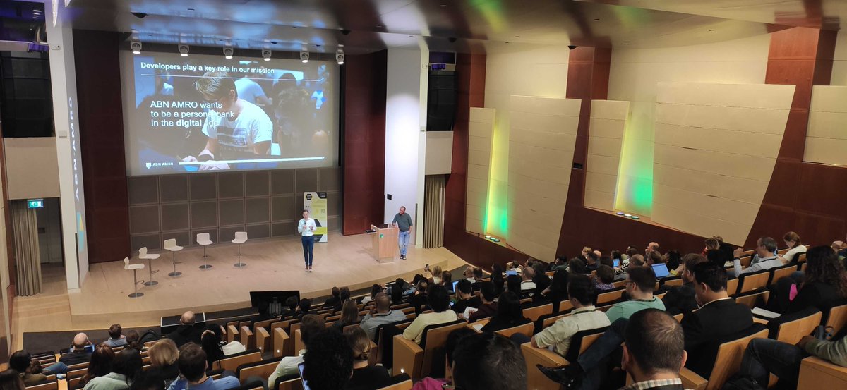 APItheDocs's tweet image. We kick off the #APItheDocs #Amsterdam conference with @KoenAdolfs &amp;amp; Gijs van der Hoven, who share @ABNAMRO&apos;s journey with their #APIprogram and #developerportal, how they drive an API First culture, and how they utilize evangelism to get things done.

#openbanking #APIeconomy